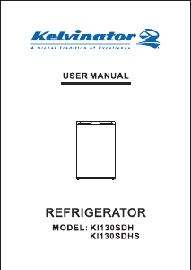Handleiding Kelvinator KI130SDHS Koelkast