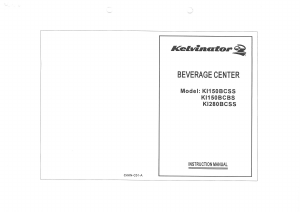 Manual Kelvinator KI150BCBS Refrigerator