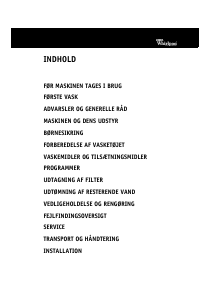 Brugsanvisning Whirlpool AWM 6122 Vaskemaskine