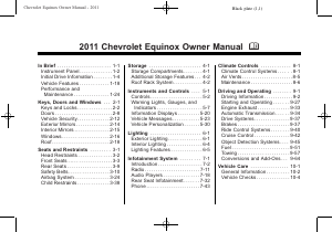 Manual Chevrolet Equinox (2011)