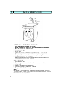 Manual Whirlpool WA 4562 Máquina de lavar roupa
