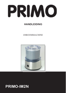 Handleiding Primo IM2N IJsmachine