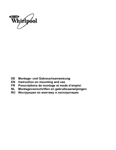 Bruksanvisning Whirlpool AKR 969 IX Köksfläkt