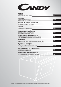 Manual Candy FPP 609 NXL Forno