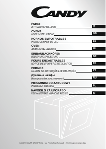 Manual de uso Candy FST 100/6 X Horno