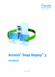 Bedienungsanleitung Acronis Snap Deploy 3