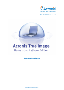 Bedienungsanleitung Acronis True Image 2010 Home Netbook Edition