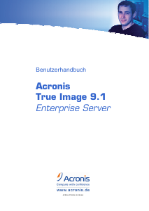 Bedienungsanleitung Acronis True Image 9.1 Enterprise Server