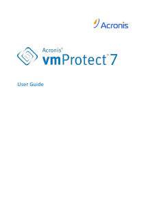 Manual Acronis vmProtect 7