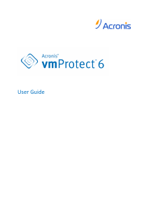 Manual Acronis vmProtect 6