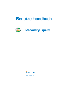 Bedienungsanleitung Acronis RecoveryExpert