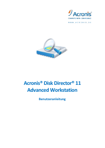 Bedienungsanleitung Acronis Disk Director 11 Advanced Workstation