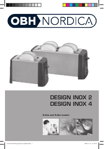 Brugsanvisning OBH Nordica 2232 Design Inox 2 Brødrister