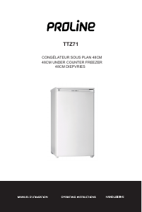 Manual Proline TTZ71 Freezer