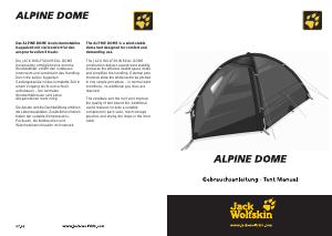 Handleiding Jack Wolfskin Alpine Dome Tent