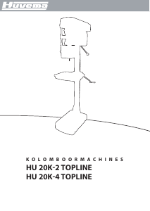 Handleiding Huvema HU 20K-2 Topline Kolomboormachine