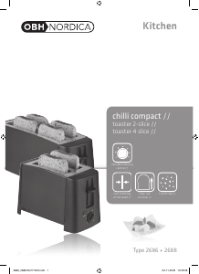 Handleiding OBH Nordica 2686 Chilli Compact 2 Broodrooster