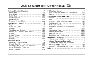 Manual Chevrolet HHR (2008)