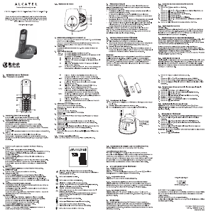 Mode d’emploi Alcatel F570 Voice Trio Téléphone sans fil