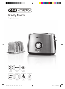 Manual OBH Nordica 2700 Gravity Toaster