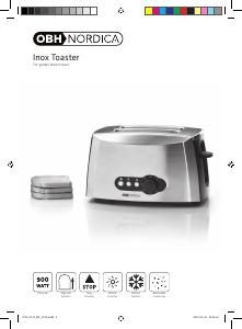 Manual OBH Nordica 2710 Inox Toaster