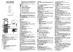 Manual Alcatel XL575 Duo Wireless Phone