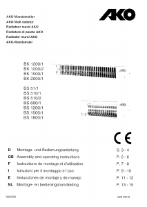 Manual de uso AKO BS 1200/1 Calefactor