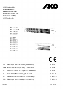 Manual de uso AKO BS 1500/1 Calefactor