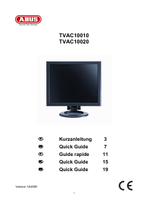 Mode d’emploi Abus TVAC10010 Moniteur LCD