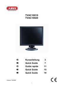 Mode d’emploi Abus TVAC10020 Moniteur LCD