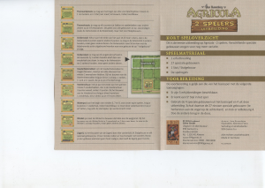 Uittrekken Stewart Island Dicteren Handleiding 999 Games Agricola - 2 Spelers (Uitbreiding)