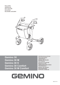 Manual Gemino 30 M Comfort Andarilho de rodas