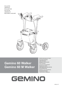 Instrukcja Gemino 60 M Walker Rollator