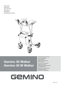 Manual Gemino 30 Walker Andarilho de rodas