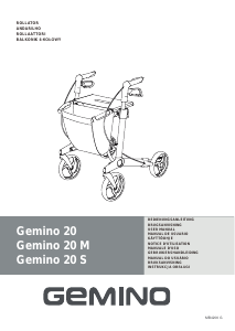 Handleiding Gemino 20 S Rollator