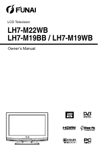 Manual Funai LH7-M22WB LCD Television