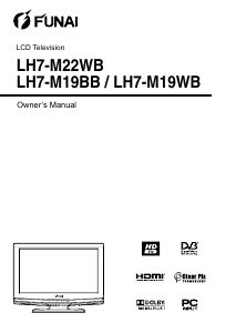 Manual Funai LH7-M19WB LCD Television
