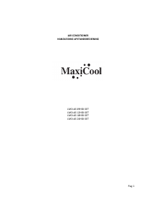 Handleiding MaxiCool LMD-AE-09HDI-SET Airconditioner