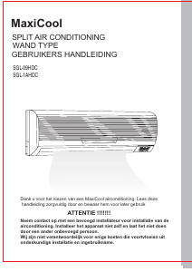 Handleiding MaxiCool SGL-1AHDC Airconditioner