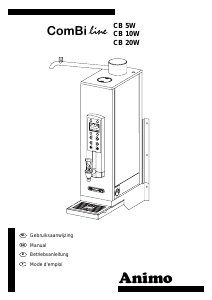 Handleiding Animo ComBiline CB 20W Koffiezetapparaat