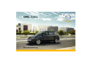 Bedienungsanleitung Opel Zafira (2008)