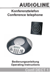 Manual Audioline Confi DECT 1 Conference Phone