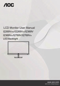 Handleiding AOC I2769VM LCD monitor