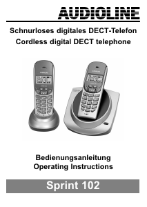 Manual Audioline Sprint 102 Wireless Phone