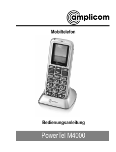 Bedienungsanleitung Audioline PowerTel M4000 Schnurlose telefon