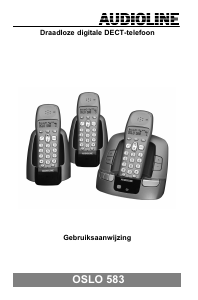 Handleiding Audioline Oslo 583 Draadloze telefoon