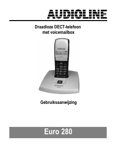 Handleiding Audioline Euro 280 Draadloze telefoon