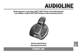 Bedienungsanleitung Audioline Rondo 280 Schnurlose telefon