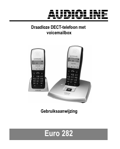 Handleiding Audioline Euro 282 Draadloze telefoon