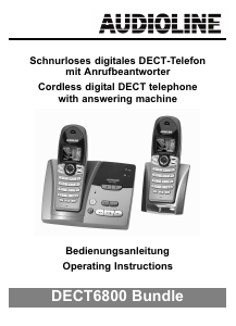 Bedienungsanleitung Audioline DECT 6800 Bundle Schnurlose telefon